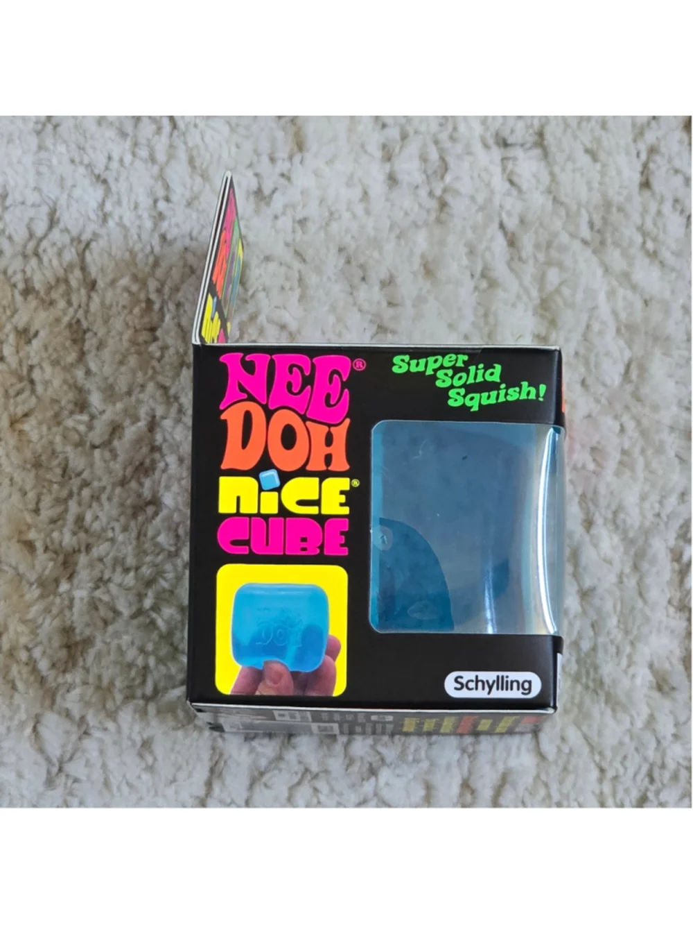 Authentic Schylling NeeDoh Nice Cube Toy One Size Blue